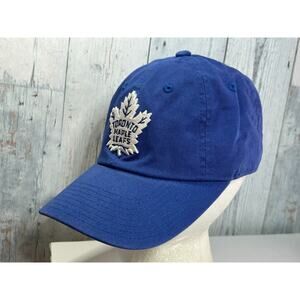 Toronto Maple Leafs NHL Adjustable Dad Hat Blue Hockey Cap